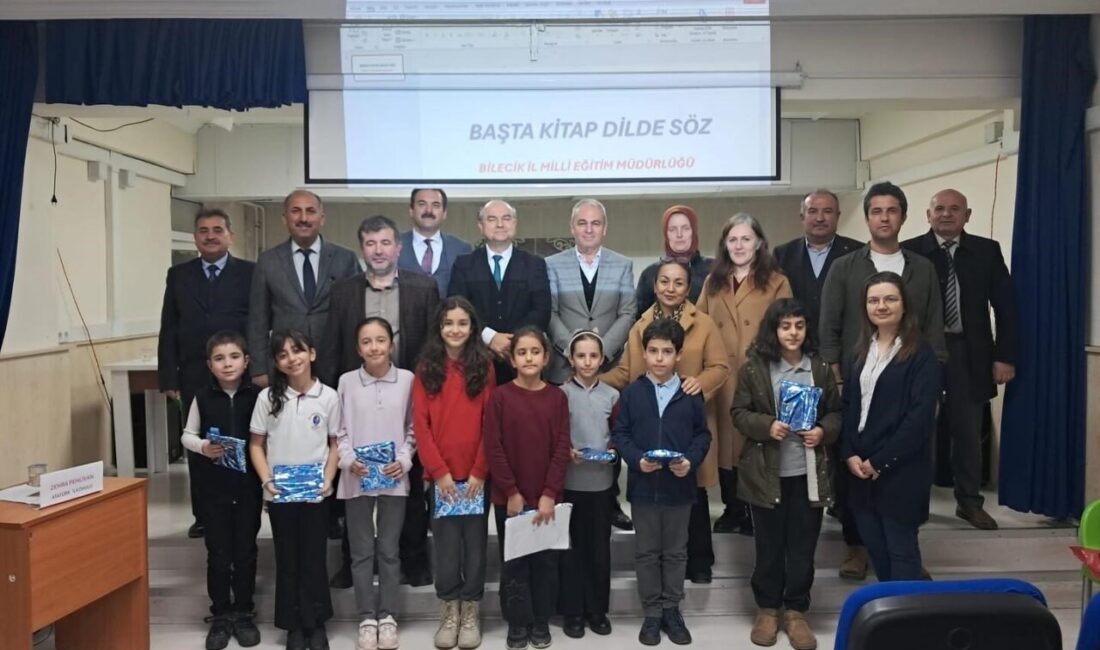 Bilecik’te “En Başta Kitap, Dilde Söz” projesi kapsamında 4. sınıf