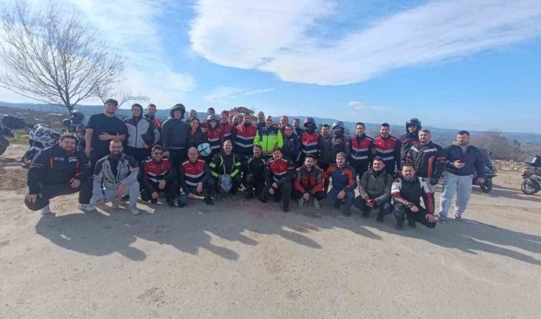 Bilecik’in Gölpazarı ve Söğüt ilçelerinde motosiklet sürücülerine yönelik bilgilendirme ve