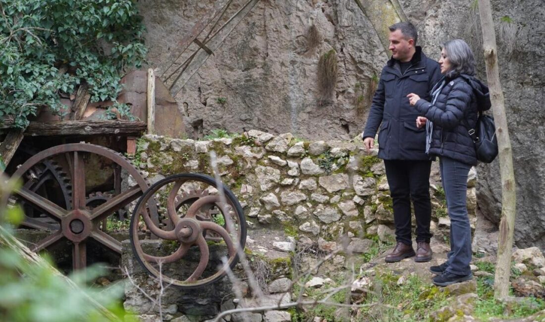 Bilecik’te tarihi değirmen için 3 boyutlu tarama ve ölçüm çalışmaları