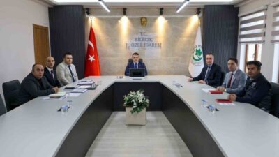 Bilecik’te Tarım Yatırımları Koordinasyon Toplantısı Vali Faik Oktay Sözer başkanlığında