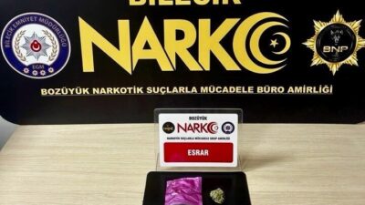 Bilecik’in Bozüyük ilçesinde gerçekleştirilen uyuşturucu operasyonunda 1 şüpheli gözaltına alındı.