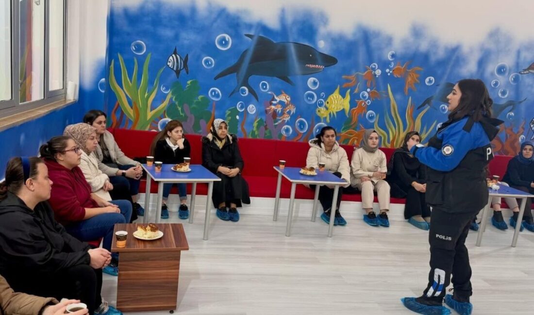 Bilecik’te anaokulu öğrenci velilerine dolandırıcılık ve akran zorbalığı konularında bilgilendirme