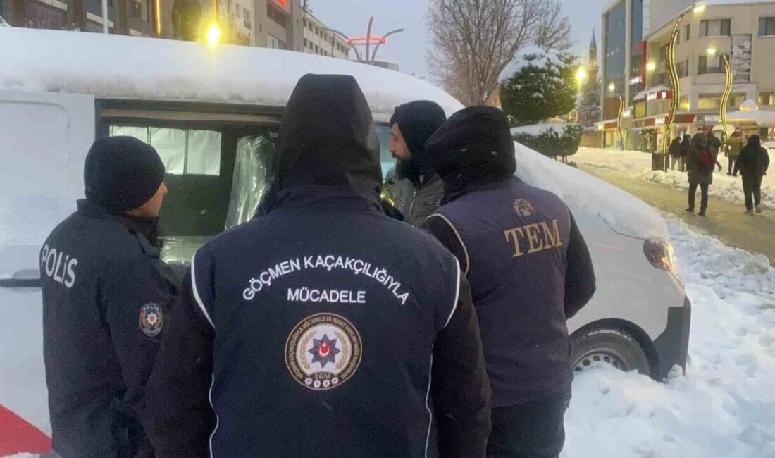 Bolu’da göçmen kaçakçılığıyla mücadele kapsamında düzenlenen operasyonlarda 21 kaçak göçmen