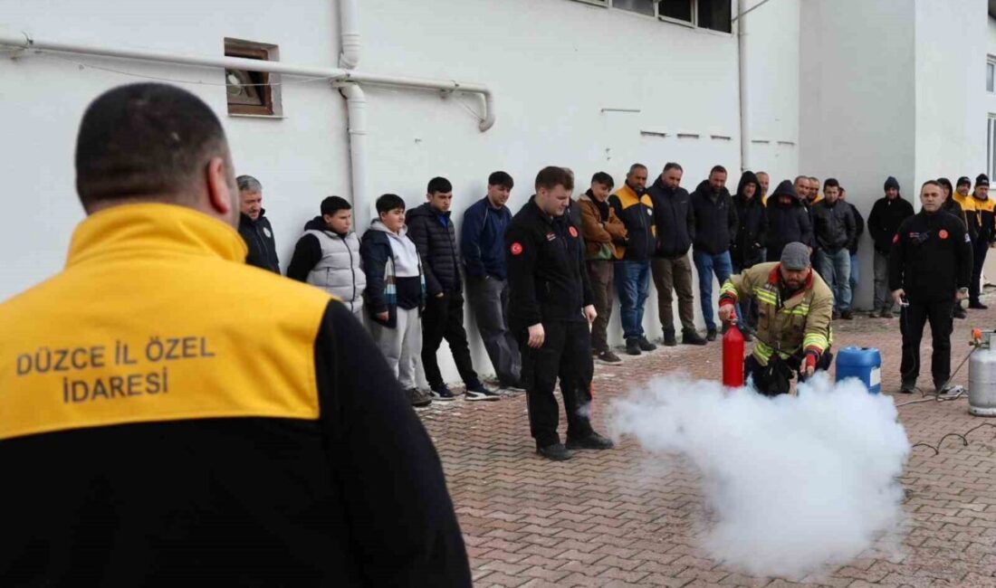 DÜZCE (İHA) – Düzce İl Özel İdaresi tarafından, çalışanlara yönelik