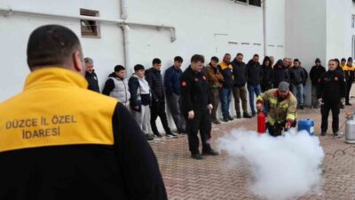 DÜZCE (İHA) – Düzce İl Özel İdaresi tarafından, çalışanlara yönelik