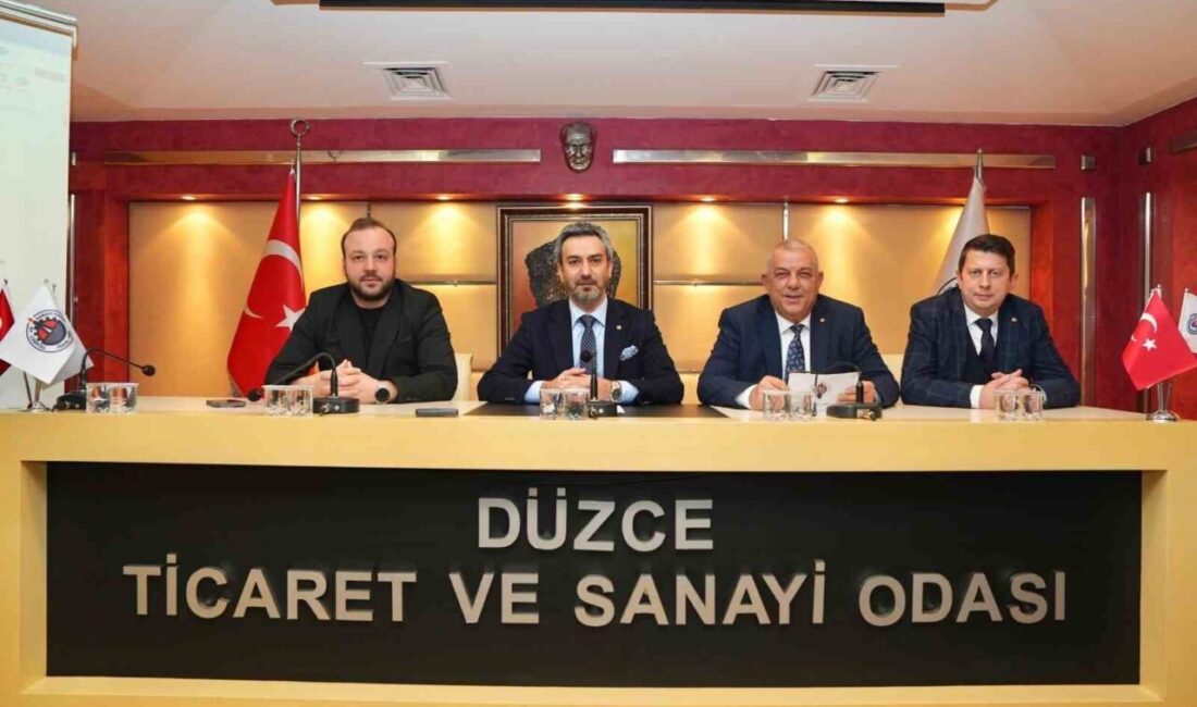 Düzce Ticaret ve Sanayi Odası’nın (DTSO) olağan meclis toplantısında 2025