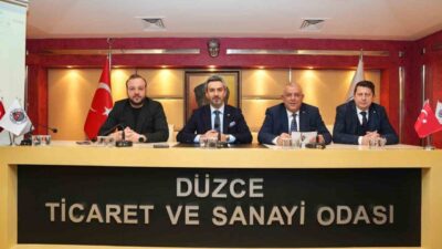 Düzce Ticaret ve Sanayi Odası’nın (DTSO) olağan meclis toplantısında 2025