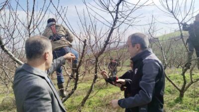 Bilecik’in Osmaneli ilçesine bağlı Çerkeşli Köyü’nde üreticilerle bir araya gelinerek