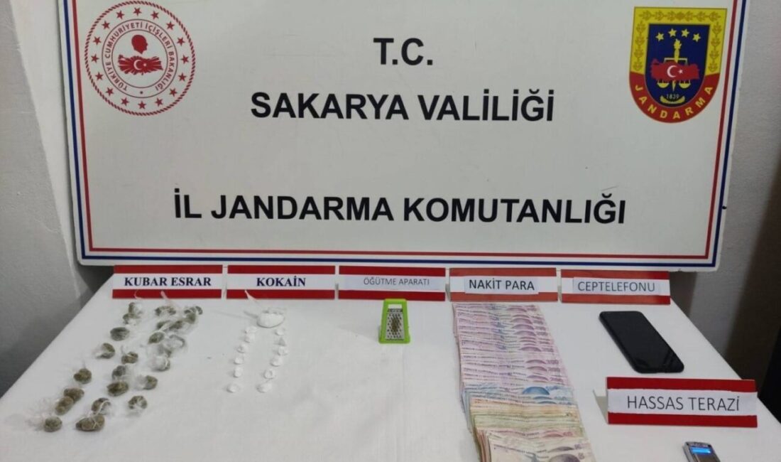 Sakarya’nın Erenler ilçesinde jandarma ekiplerince yapılan uyuşturucu operasyonunda bir şüpheli