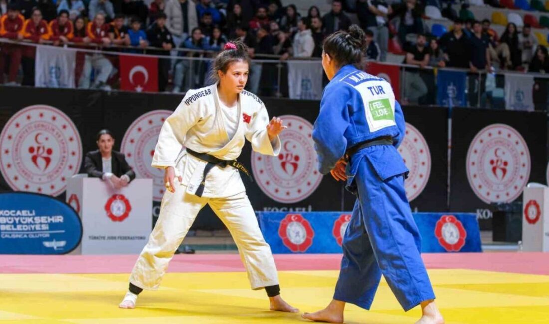 Kocaeli’de düzenlenen Spor Toto Büyükler Türkiye Judo Şampiyonası kıyasıya geçen