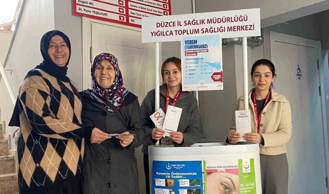 DÜZCE (İHA) – Yığılca Toplum Sağlığı Merkezi tarafından, toplumda kanser