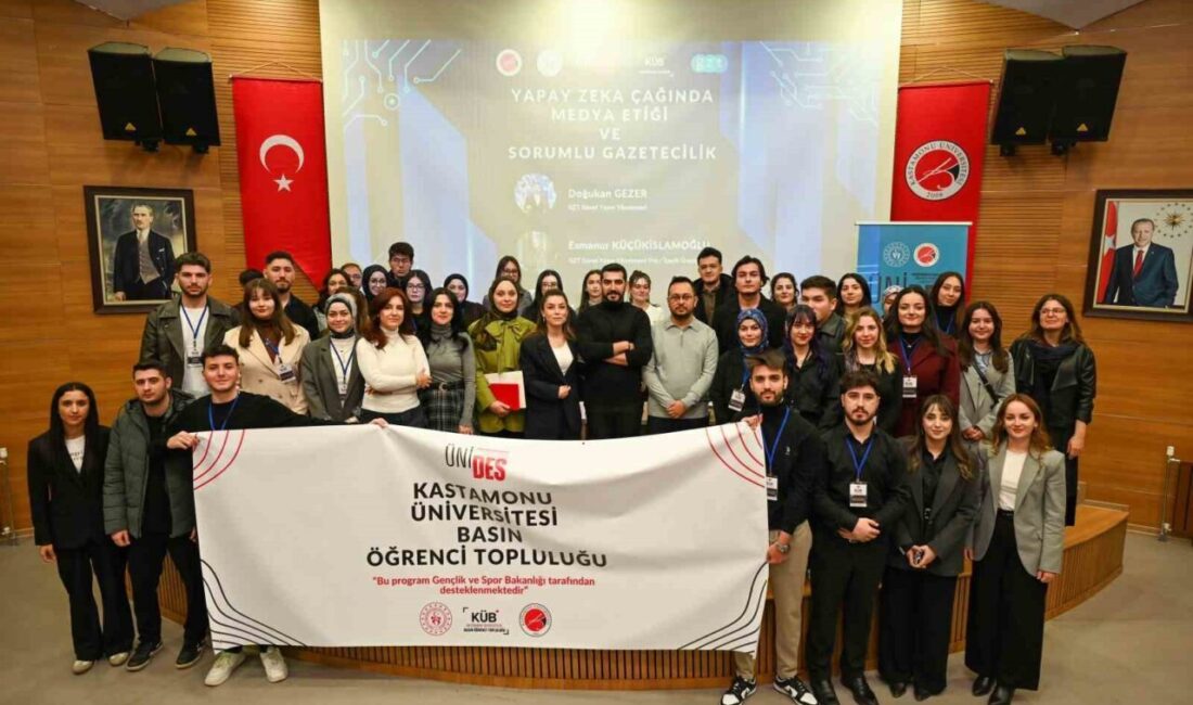 Kastamonu Üniversitesi Basın Öğrenci Topluluğu’nca “Yapay Zeka Çağında Medya Etiği