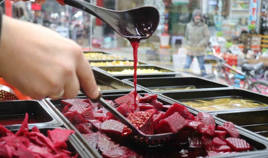 Sakarya’da kış aylarında sofraların aranan lezzetlerinden olan turşunun hem kendisi