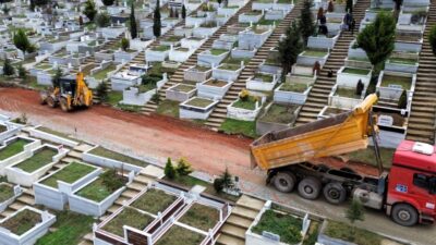 Kocaeli Büyükşehir Belediyesi, Kent Mezarlığı’nda bayram ve özel günlerde yaşanan