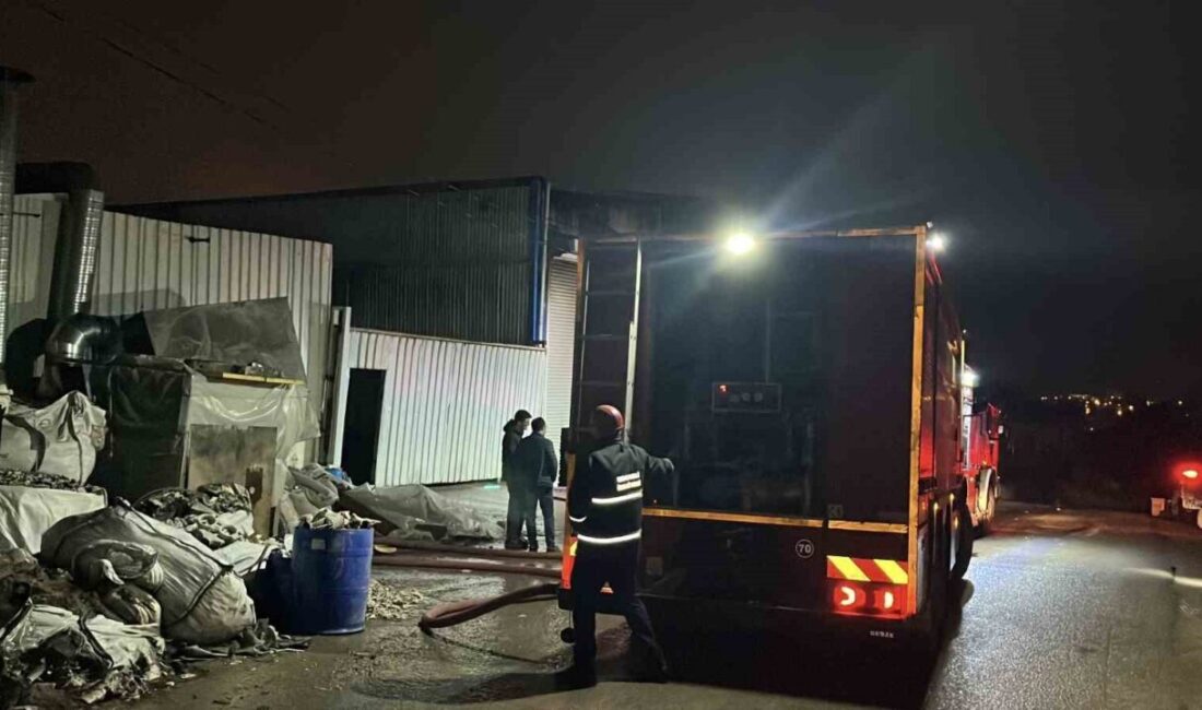 Kocaeli’nin Çayırova ilçesinde bir metal işleme firmasına ait iş yerinde