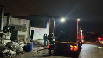 Kocaeli’nin Çayırova ilçesinde bir metal işleme firmasına ait iş yerinde