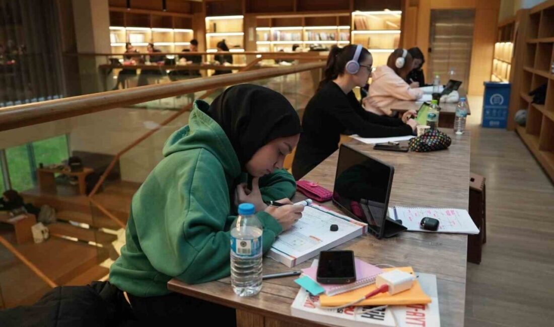 Düzce Belediyesi bünyesinde hizmet veren kütüphaneler, Ramazan ayında öğrenciler için