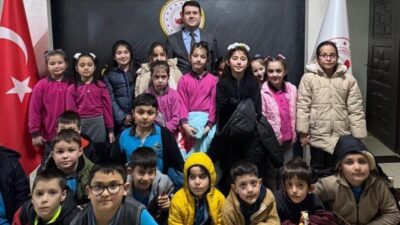 DÜZCE (İHA) – Şehit Ercan Eker İlkokulu 2. sınıf öğrencileri,