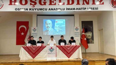 Düzce İl Milli Eğitim Müdürlüğü koordinesinde yürütülen Anadolu Mektebi Yazar