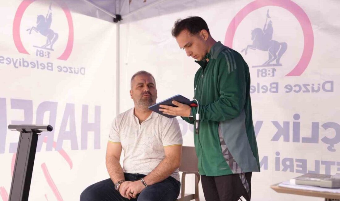 Düzce Belediyesi Gençlik ve Spor Hizmetleri Müdürlüğü’nün başlattığı “Ölç, Fark