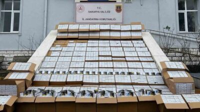 Sakarya’da jandarma ekiplerince 3 ilçede düzenlenen kaçakçılık operasyonlarında 2 milyon