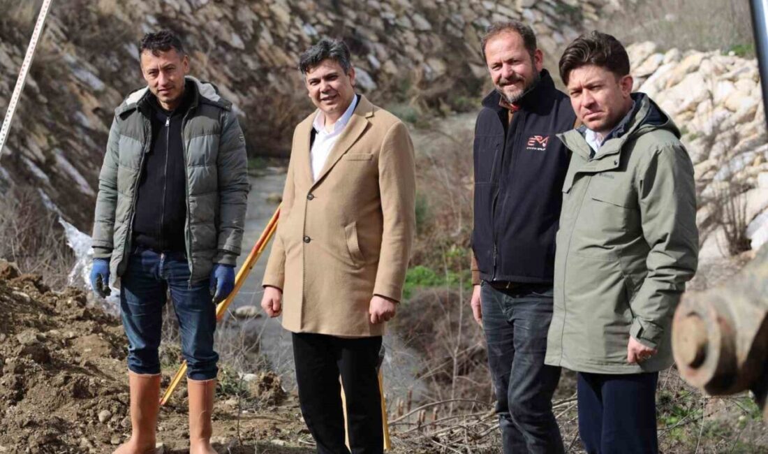 Bilecik’in Söğüt ilçesinde başlatılan alt yapı çalışmaları planlanan program doğrultusunda