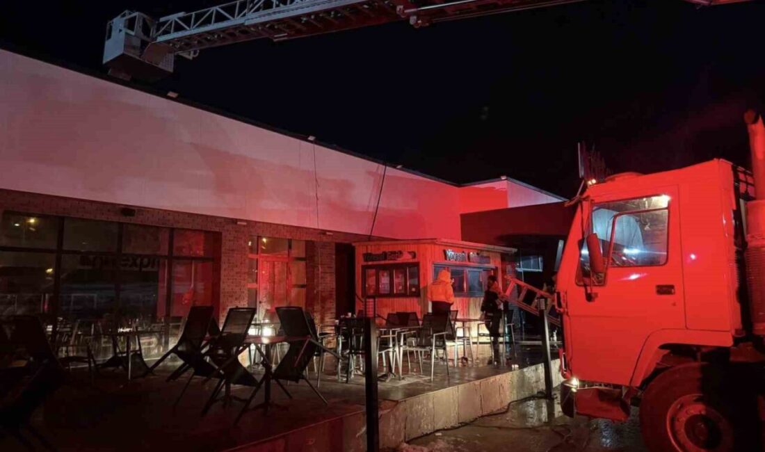 TEM Otoyolu’nun Bolu geçişindeki bir dinlenme tesisinde bulunan işletmede elektrik