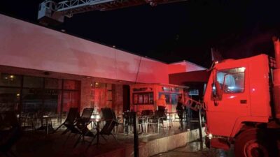 TEM Otoyolu’nun Bolu geçişindeki bir dinlenme tesisinde bulunan işletmede elektrik