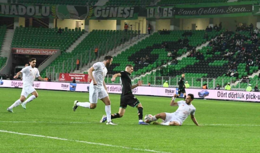 Trendyol 1. Lig’in 26. haftasında Sakaryaspor, konuk ettiği Pendikspor’a 2-0