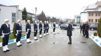 DÜZCE (İHA) – Düzce Valisi Mehmet Makas, Düzce İl Emniyet