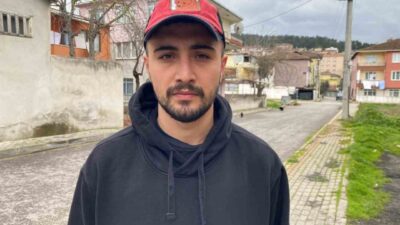 Kocaeli’de yeni doğan bebeği ve eşi ile eve giderken yol