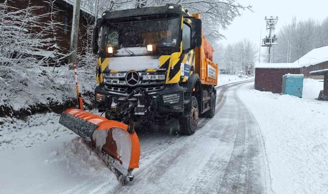 Kocaeli Büyükşehir Belediyesi, yüksek kesimlerde etkili olan soğuk hava ve