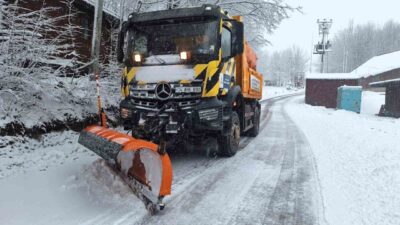Kocaeli Büyükşehir Belediyesi, yüksek kesimlerde etkili olan soğuk hava ve