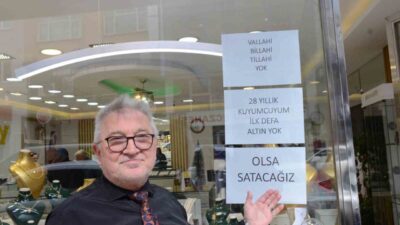 Bilecik’te 28 yıldırı kuyumculuk yapan İbrahim Rafet Sünetci, müşterilerine altın