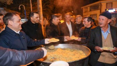 Bilecik Valisi Faik Oktay Sözer, 700 yıllık şifalı pilav geleneğinde