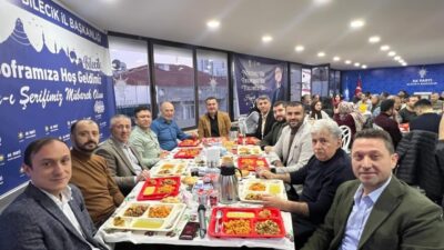 AK Parti Bilecik İl Başkanlığı binasında iftar programı düzenlendi. AK