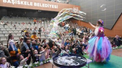 Başiskele’de düzenlenen ramazan etkinlikleri kapsamında çocuklar için özel eğlence programı
