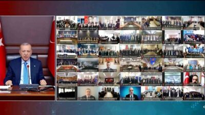 Cumhurbaşkanı Recep Tayyip Erdoğan, Ramazan Bayramı dolayısıyla AK Parti Teşkilatları