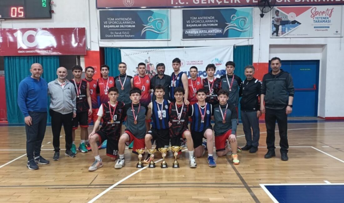 DÜZCE(İHA) – Düzce’de 2025–2026 okul sporları 3×3 basketbol müsabakaları tamamlandı.