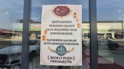 Düzce’de yaklaşık iki ay önce hizmete giren restoran, vatan savunmasının