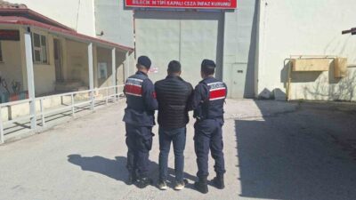 Bilecik’te aranan ve 3 yıl 9 ay hapis cezası bulunan