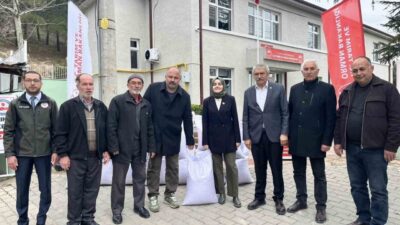 Bilecik’in Gölpazarı ilçesinde üreticilere 5 bin 150 kilogram nohut tohumu