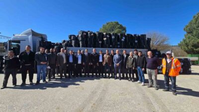 Bilecik’in Söğüt ilçesinde 58 çiftçiye 809 bin 200 metre damlama