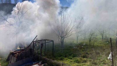 Bilecik’te bir bağ evinde çıkan yangın, itfaiyenin anında müdahalesiyle söndürüldü.