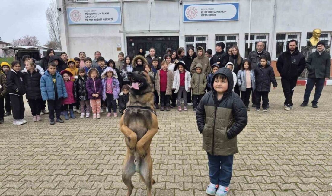 Bilecik’in Söğüt ilçesinde İl Jandarma Komutanlığı tarafından bomba arama köpek