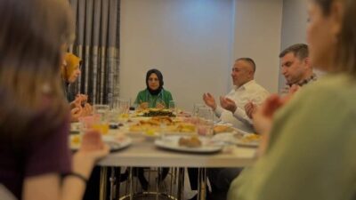 Bilecik’te AK Parti İl Başkanı Serkan Yıldırım, gazi Halil Er