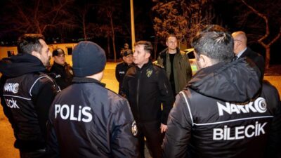 Bilecik’te İl Emniyet Müdürlüğü tarafından gerçekleştirilen huzur uygulamasında 11 aranan