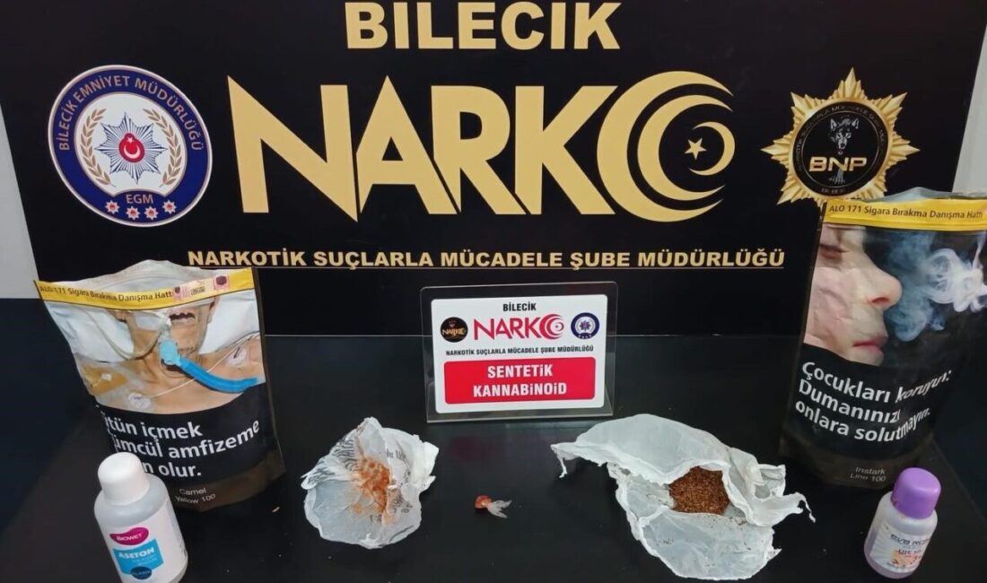 Bilecik’te gerçekleştirilen narkotik operasyonunda 2 şüpheli gözaltına alındı. Edinilen bilgilere