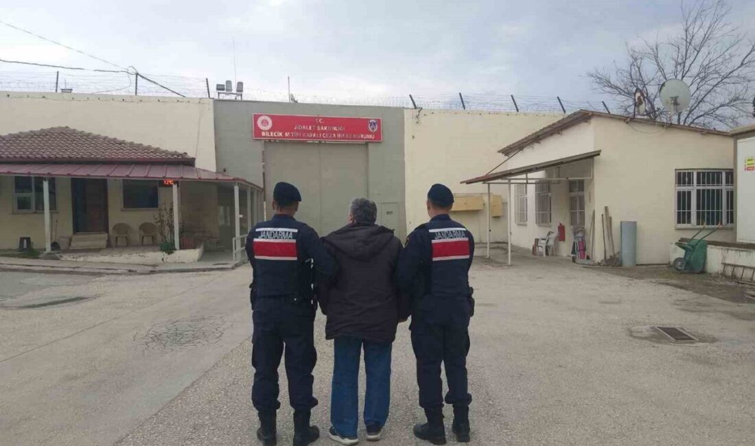 Bilecik’te resmi belgede sahtecilik suçundan hapis cezası bulunan şahıs jandarma