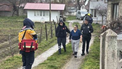 Bolu’da tek katlı müstakil evde çıkan baca yangınına kendi imkanlarıyla